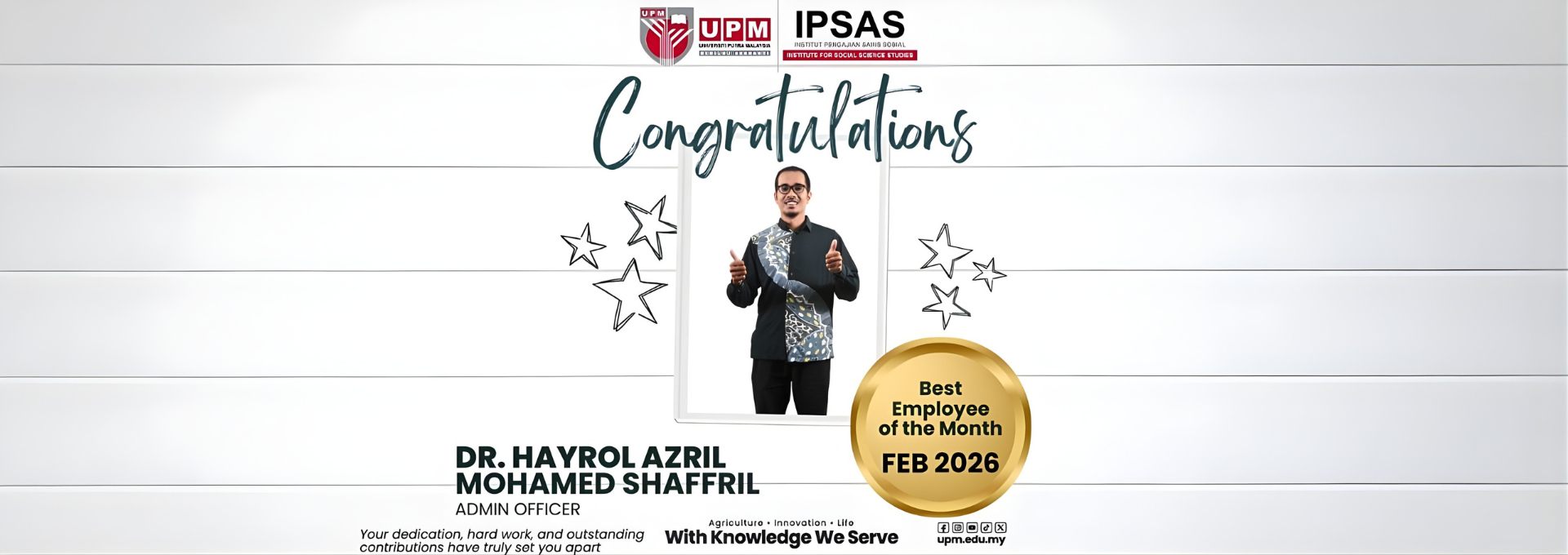 BEST EMPLOYEE OF THE MONTH