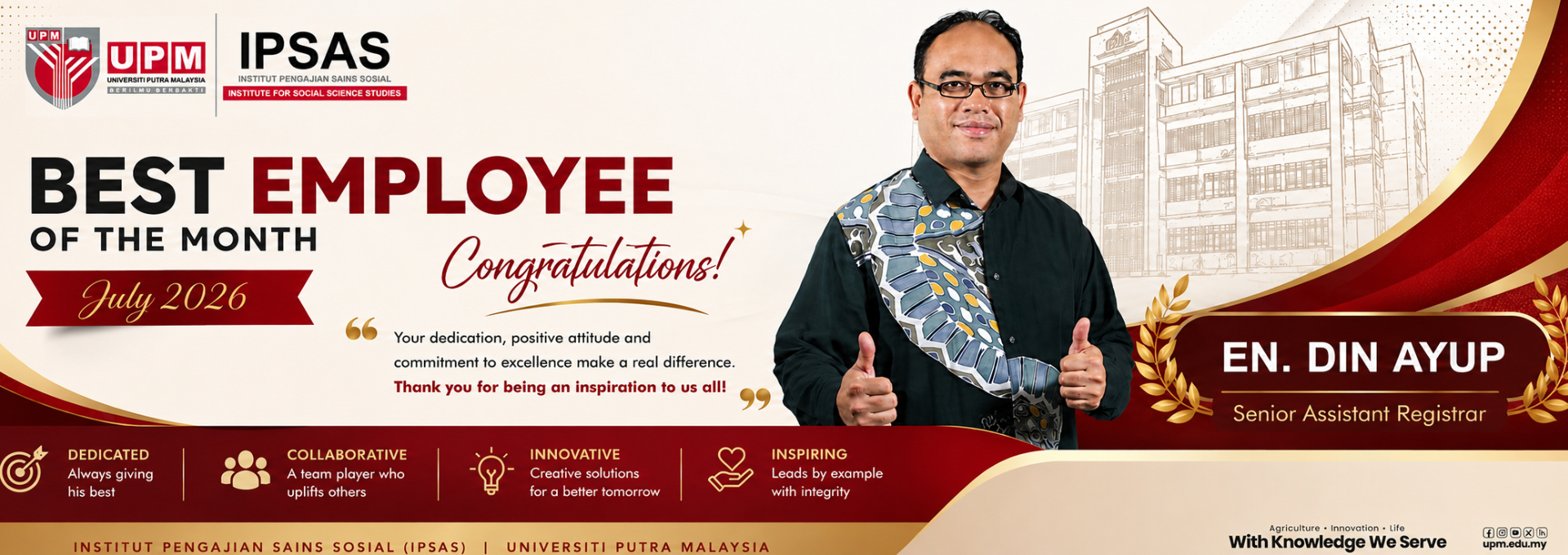 BEST EMPLOYEE OF THE MONTH